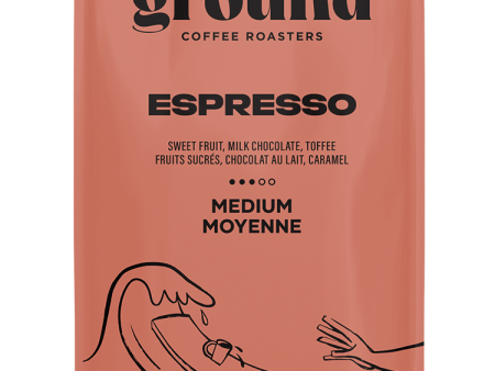 Level Ground Trading Ltd - Espresso, Bright Roast, Whole Bean, 300 g Online Hot Sale