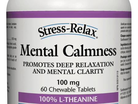 Natural Factors - Mental Calmness, 60 chewable tablets For Sale