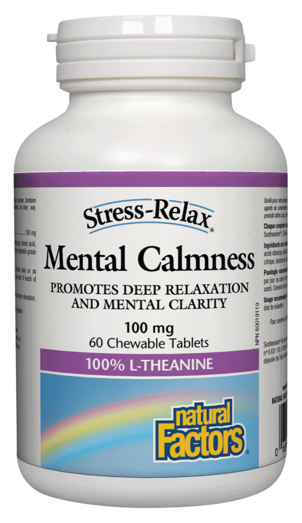 Natural Factors - Mental Calmness, 60 chewable tablets For Sale