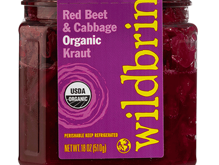 Wildbrine - Organic Red Beet & Cabbage Sauerkraut, 500 g Fashion