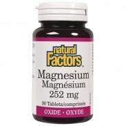 Natural Factors - Magnesium 252mg, 90 tabs on Sale