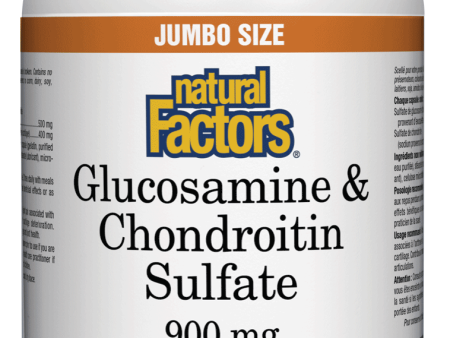 Natural Factors - Glucosamine & Chondroitin Sulfate - 240 caps Discount