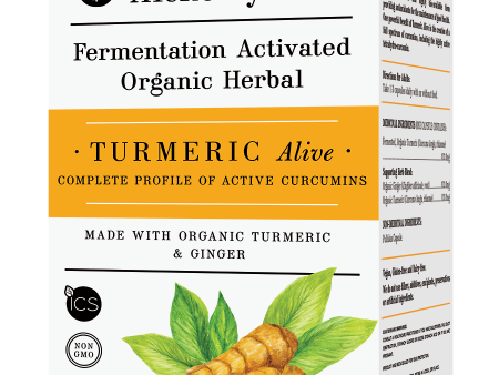 Living Alchemy - Turmeric Alive Fermented, 60 caps Online now