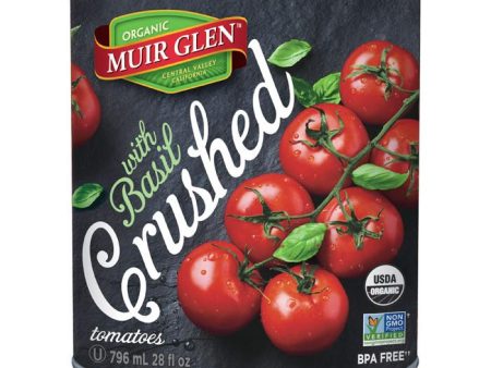 Muir Glen - Crushed Tomatoes with Basil, 796 mL Online Sale