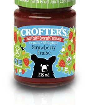 Crofter s Food Ltd Org Just Fruit Strawberry Spread 235 mL Supply