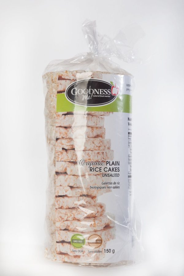 Goodness Me! - Organic Plain Unsalted Rice Cakes, 150 g For Sale