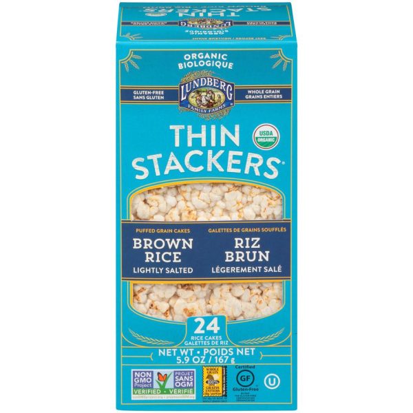 Lundberg Family Farms - Thinstackers - Lightly Salted - 167 g Sale