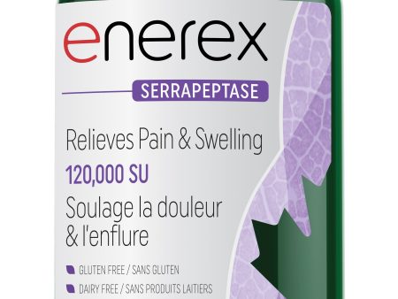 Enerex - Serrapeptase 120,000 Su - 180 caps Hot on Sale