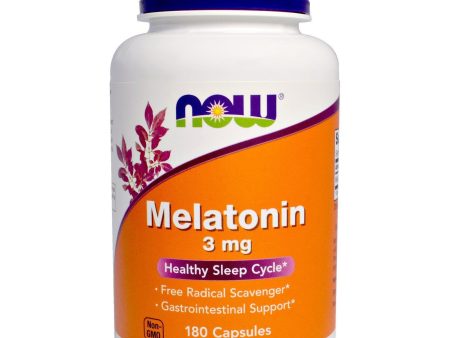 NOW - Melatonin, 180 capsules Fashion