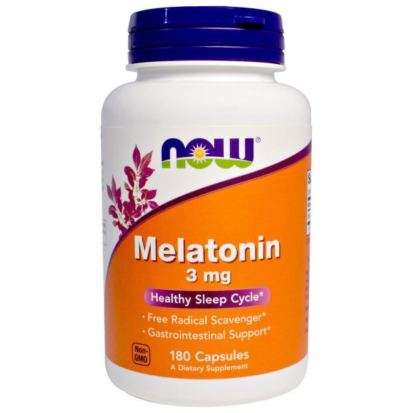 NOW - Melatonin, 180 capsules Fashion