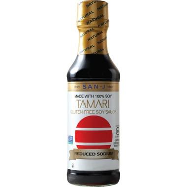 San-J Tamari Soy Sauce 25% Less Sodium - 592 mL For Sale