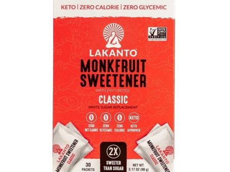 Lakanto - Monkfruit Sweetener, Classic, 30x3 g sachet Online now