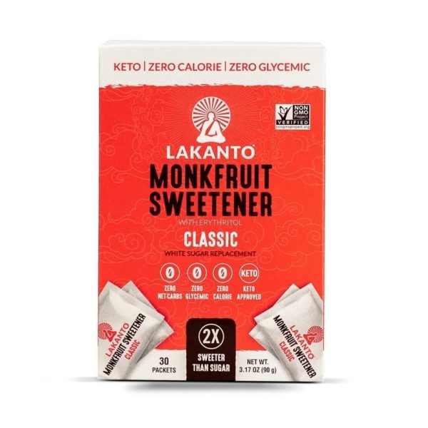 Lakanto - Monkfruit Sweetener, Classic, 30x3 g sachet Online now