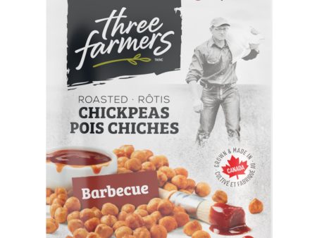 Three Farmers - Roasted Chickpeas Barbecue, 120 g Sale