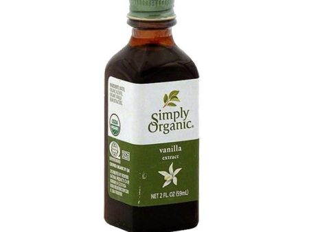 Simply Organic - Organic Vanilla Extract, 59 mL Online Hot Sale