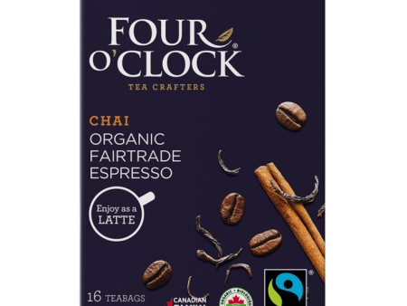 Four O Clock - Black Tea, Espresso Chai, 16 Count Discount