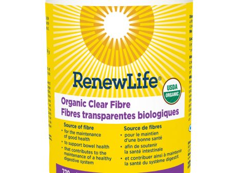 Renew Life - Organic Clear Fibre, 269g Online Hot Sale