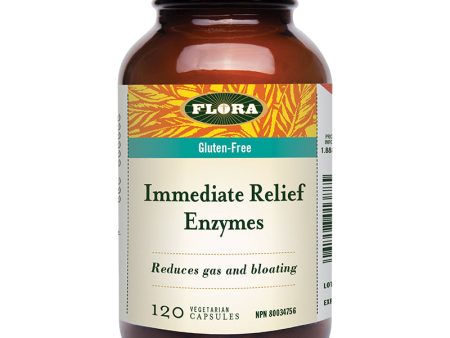 Flora - Immediate Relief Enzyme, 120 Caps Sale