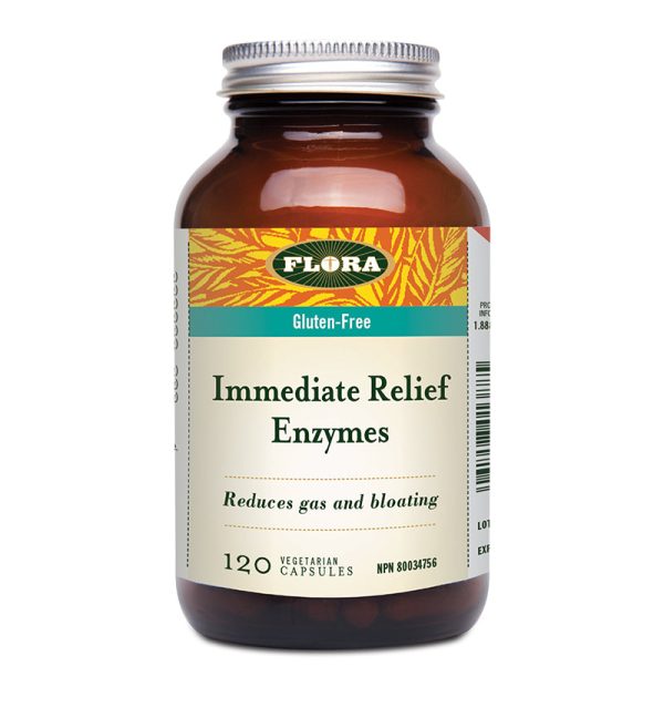 Flora - Immediate Relief Enzyme, 120 Caps Sale