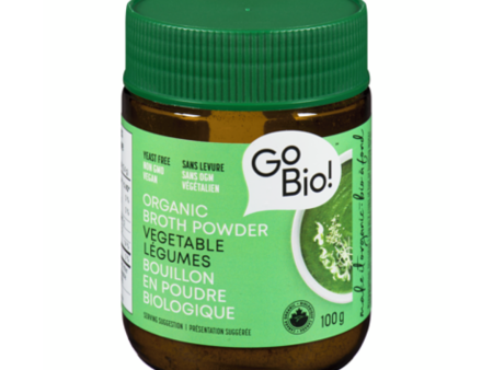 Go Bio Organic Vegetable Broth Powder 100g For Cheap