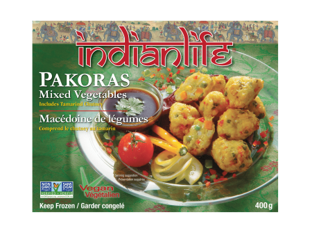 Indian Life - Pakoras Mixed Vegetables, 400 g For Sale