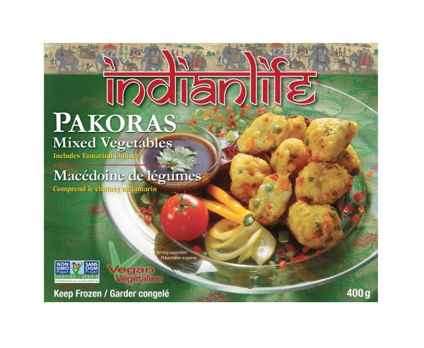 Indian Life - Pakoras Mixed Vegetables, 400 g For Sale