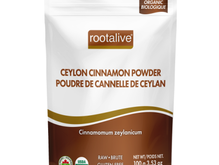 Rootalive Organic Cinnamon Powder 100 g Supply