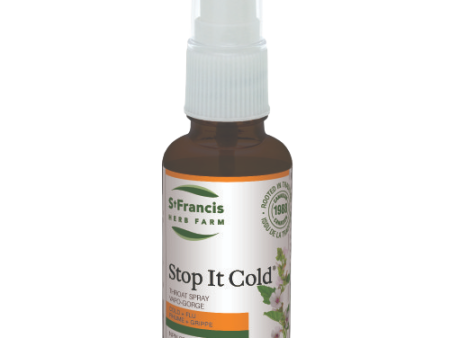 St. Francis Stop It Cold Throat Spray - 30 mL Online now