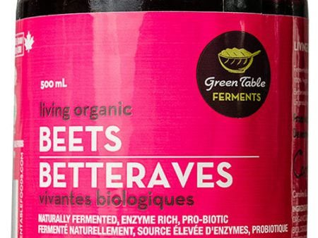 Green Table Foods - Living Organic Beets, 500 mL Online Hot Sale