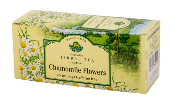 Herbaria - Chamomile Flowers Tea, 25 Count on Sale