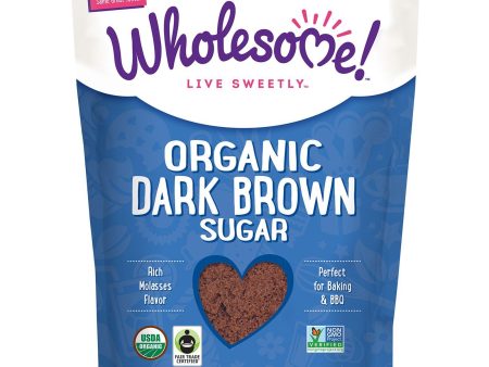 Wholesome Sweeteners - Organic Dark Brown Sugar Fair trade, 681 g For Discount