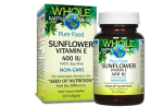 Whole Earth & Sea - Sunflower Vitamin E 400iu, 90 softgels For Sale