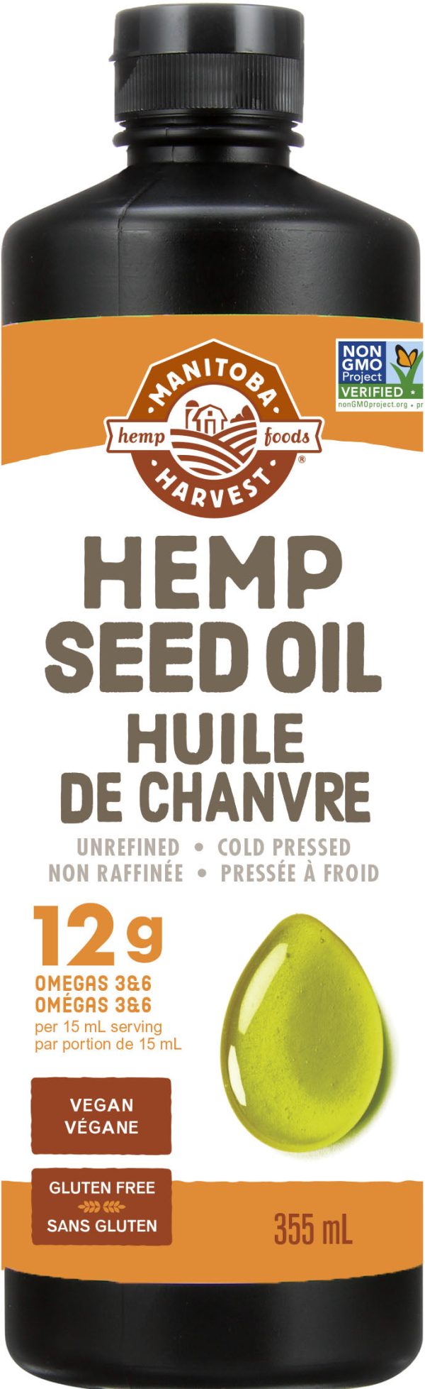 Manitoba Harvest - Hemp Seed Oil, 355ml Hot on Sale