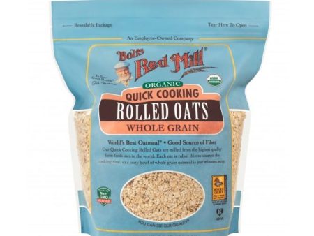 Bob s Red Mill - Organic Quick Cooking Rolled Oats, 907 g Supply