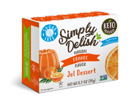 Simply Delish - Jel Dessert, Orange, 20 g Sale