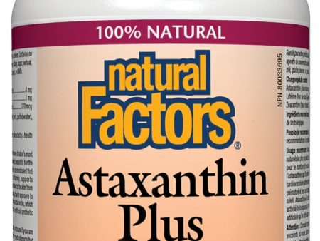 Natural Factors - Astaxanthin Plus 4mg, 60 softgels Fashion