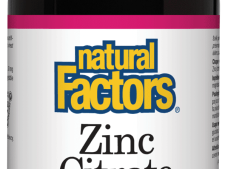 Natural Factors - Zinc Citrate 50mg 90 Tabs Online now