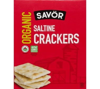 Savor - Organic Saltine Crackers, 156 g Online Sale