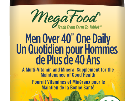 Mega Food - Men Over 40 One Daily, 30 Tablets Hot on Sale