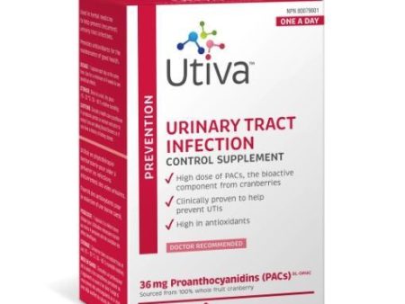 Utiva UTI Supplement, 30 vcaps For Cheap