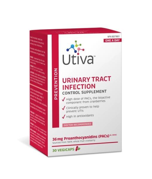 Utiva UTI Supplement, 30 vcaps For Cheap