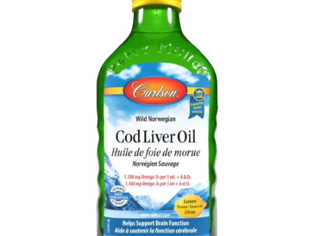 Carlson - Norwegian Cod Liver Oil Lemon, 250 ml Online