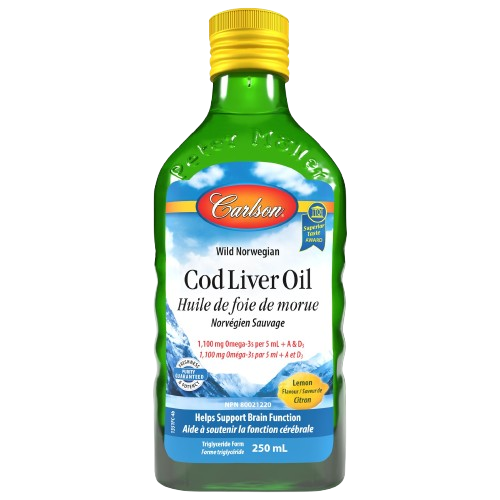 Carlson - Norwegian Cod Liver Oil Lemon, 250 ml Online