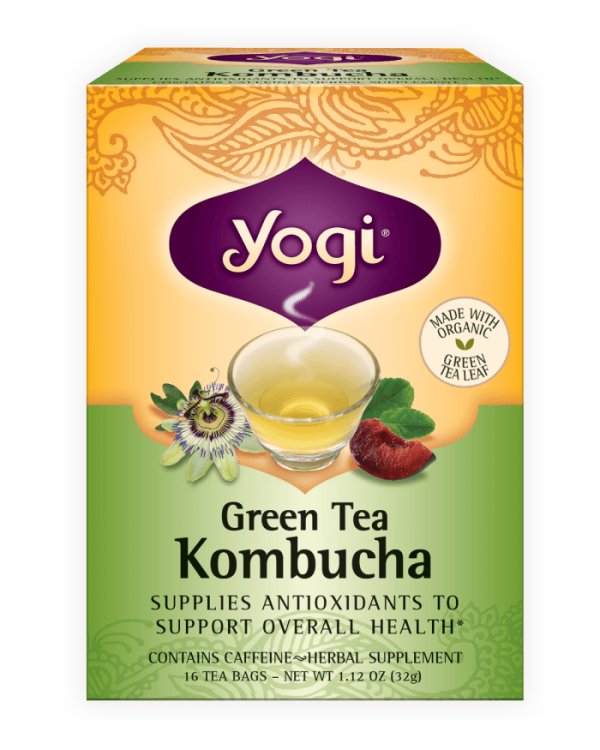 Yogi -  Green Tea With Kombucha, 16 Count Online Hot Sale