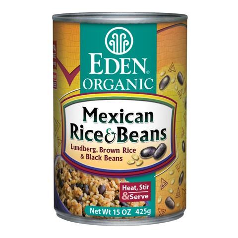 Eden - Org Mexican Rice & Black Beans - 398 mL Fashion