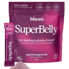 Blume SuperBelly Gut Building Hydration Powder 60g Pomegranate Flavour For Discount