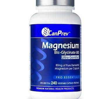 CanPrev - Magnesium Bis-glycinate 80mg Ultra Gentle, 240CAPS For Cheap