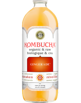 GT s Organic - Gingerade Kombucha Drink, 1.47 L Online Sale