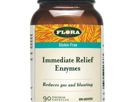 Flora  - Immediate Relief Enzymes, 90 Caps Online Hot Sale