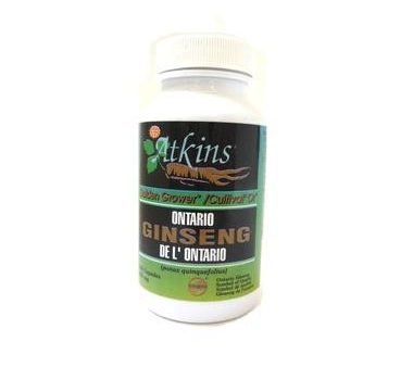 Atkins Ginseng Farm - Ontario Ginseng - 100 caps Discount